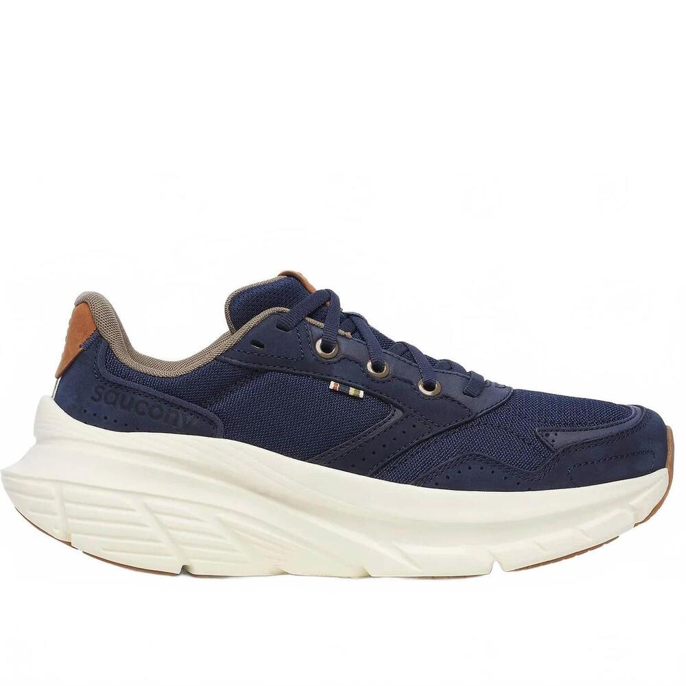 NEW SAUCONY women's guide metro walking shoes in navy